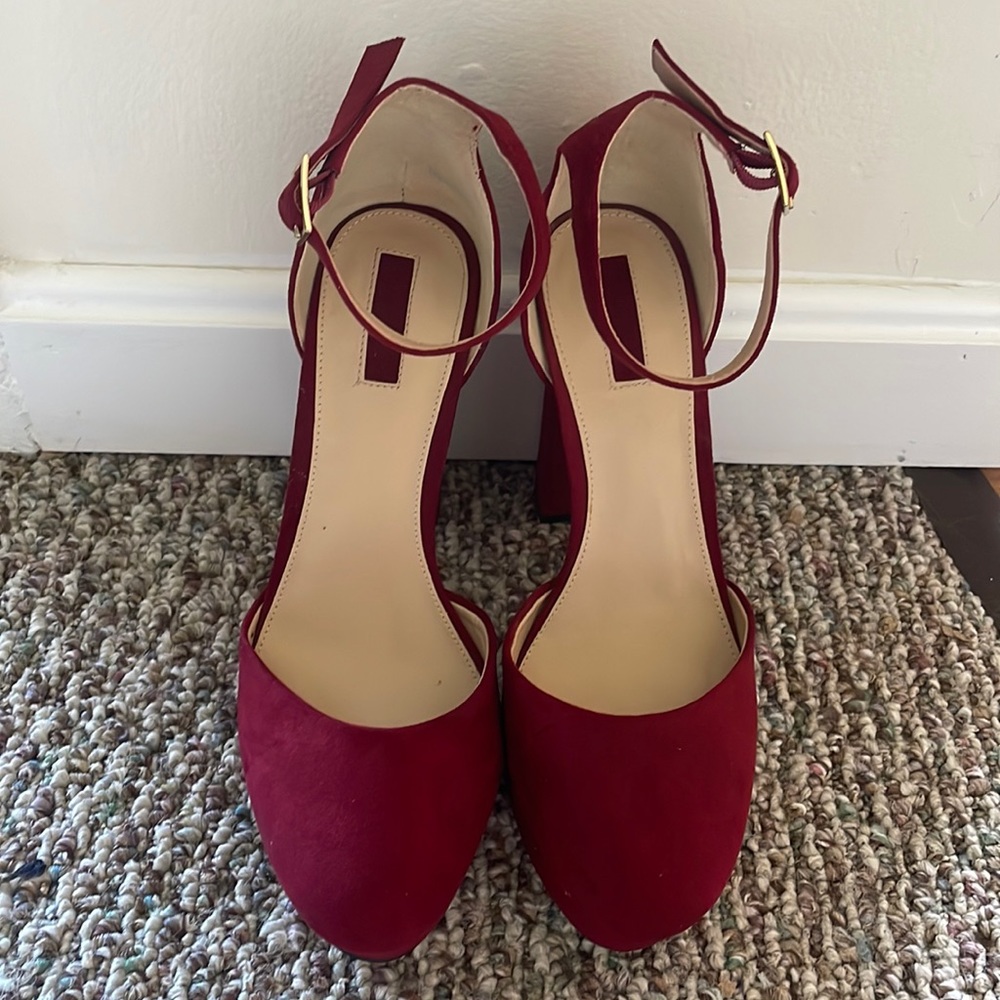 Burgundy Heels